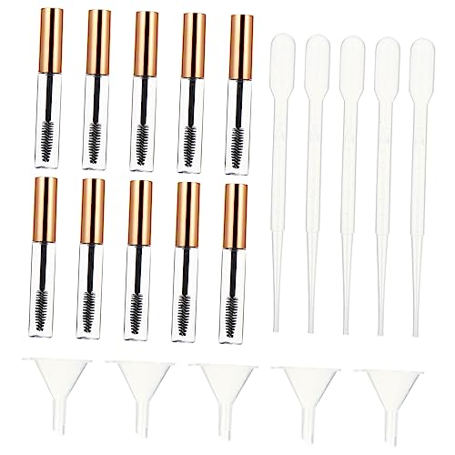 CIYODO 20 Stück Teiliges DIY Wimperncreme Behälter mit Transparenten Mascara Röhrchen und Pipetten Auslaufsicher Leicht Tragbar für Zuhause und Reisen Geeignet für Kosmetik Nachfüllung CIYODO 20 Stück Teiliges DIY Wimperncreme Behälter mit Transparenten Mascara Röhrchen und Pipetten Auslaufsicher Leicht Tragbar für Zuhause und Reisen Geeignet für Kosmetik Nachfüllung von CIYODO