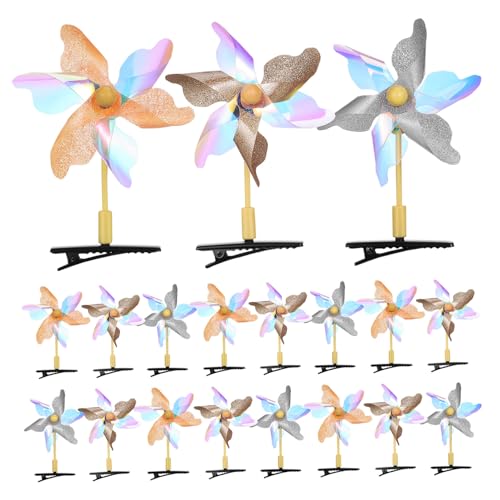 CIYODO 20stücke Windmühlen-haarspange Windrad-haarspange Pailletten- Party- Haarschmuck Für Mädchen Und Frauen von CIYODO
