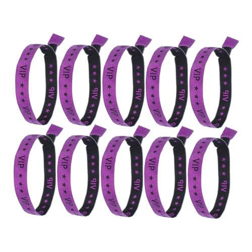 CIYODO 20 Stück Vip Stoffarmbänder Wasserfest für Events Partys Konzerte Clubs Klare Vip Kennzeichnung Effiziente Einlasskontrolle Langlebig Festlich von CIYODO