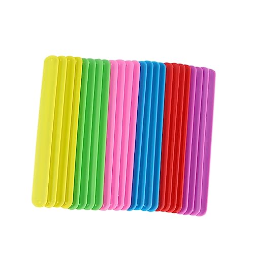 CIYODO 24 Stück Silikonarmband Farbiges Armband Schlagarmbänder Für Slap Armbänder CIYODO 24 Stück Silikonarmband Farbiges Armband Schlagarmbänder Für Slap Armbänder von CIYODO