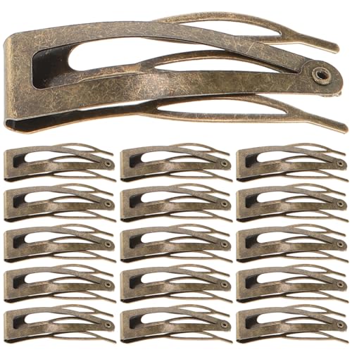 CIYODO 24 Stück Teiliges Metall Haarspangen Damen Doppelgriff Snap Haarklammern Kleine Haarklammern Haar accessoires für Frauen Mädchen Langlebig und Formstabil von CIYODO