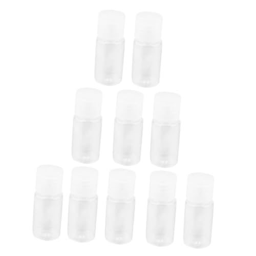 CIYODO 24 Stück Teiliges Reise Lotionflaschen mit Transparentem Flip Deckel aus Langlebigem Auslaufsicherem Kunststoff Nachfüllbar und Kompakt für Make Up Handcreme und Emulsion Unterwegs von CIYODO
