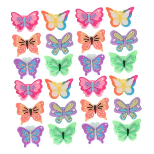 CIYODO 24stücke Schmetterlingsringe Für Junge Mädchen Mädchen Party Geschenke Kindergeburtstag Rollenspiel Schmuck von CIYODO