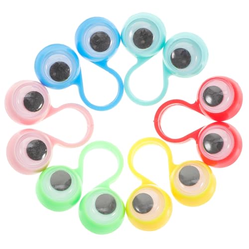 CIYODO 25 Stück Teiliges Augen Ring aus Sicherem Kunststoff Verschleißfest und Leicht Fördert Kreative Fantasie und Motorische Fähigkeiten bei Kindern für Fantasievolles von CIYODO