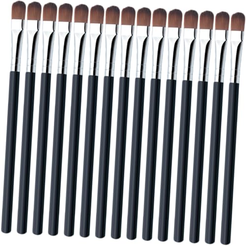 CIYODO 25 Stück Teiliges Make up pinselset für Augenbrauen und Lidschatten Flache Präzisionspinsel Leicht und Tragbar Geeignet für Tägliches und Professionelles Augen make up von CIYODO