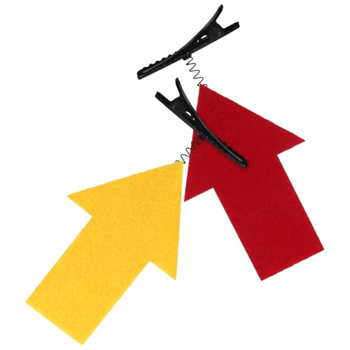 CIYODO 2stücke Lustige -stirnbänder Für Fotoshootings Und Partys Einzigartige Haaraccessoires Für Frauen Karneval Und Weihnachten Rotes Und Gelbes -design von CIYODO