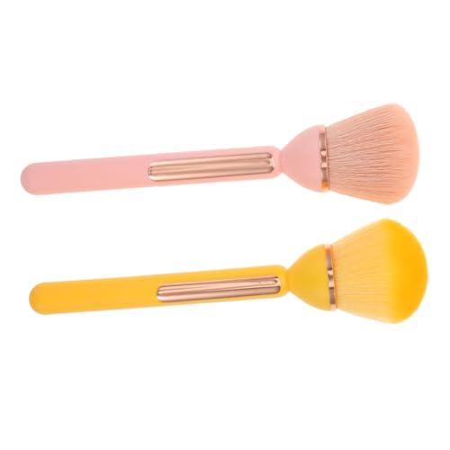 CIYODO 2stücke Puder Und Rougepinsel Für Damen Make-up Rougepinsel Für Wangen Highlighterpinsel Puderpinsel Mit Langem Griff Für Präzises Auftragen Für Reisen CIYODO 2stücke Puder Und Rougepinsel Für Damen Make-up Rougepinsel Für Wangen Highlighterpinsel Puderpinsel Mit Langem Griff Für Präzises Auftragen Für Reisen von CIYODO
