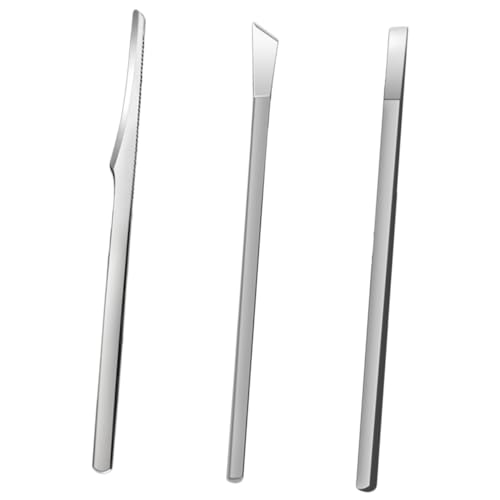CIYODO 3 Stück Pediküre Nagelpflege Scharfe Pediküre Messer mit Professionelle Fußpflege Werkzeuge für Nagelhautentfernung und Hornhaut Langlebig und Tragbar für Reise und Zuhause von CIYODO
