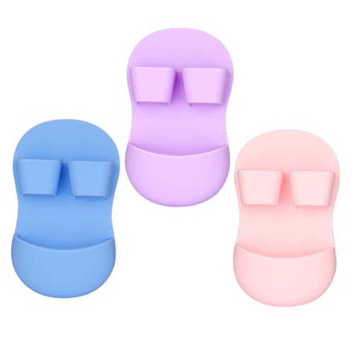 CIYODO 3 Stück Silikon Gesichtsreinigungsbürsten zum Peeling und Make up Entfernen Weiche Multifunktionale Gesichtsbürste für Porentiefe Reinigung Leicht und Tragbar für Frauen und von CIYODO