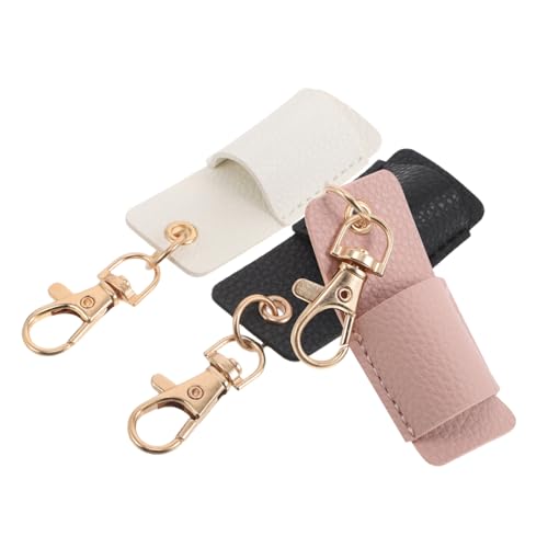 CIYODO 3 Stück Teiliges Pen Case mit Schlüsselanhänger Litchi Einzelner Stiftehalter Verschleißfest Weiche Innenausstattung für Ärzte und Professionelle Nutzung Tragbar und Schützend von CIYODO
