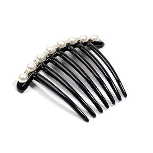 CIYODO 3 Stück Teiliges Perlenglanz haarset mit Rutschfesten Kämmen und Funkelnden Kristallakzenten Elegante Haarschmuck accessoires für Frauen und Mädchen Geeignet für Hochzeit Party von CIYODO