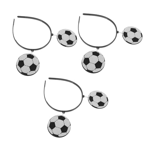 CIYODO 3 Stück Teiliges Sport Haarband für Erwachsene Leichtes Stylisches Stirnband mit Festival Design Vielseitiges Haar Accessoire für Mädchen und Teenager Geeignet für Party Sport und von CIYODO