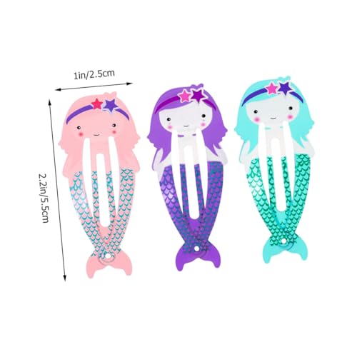 CIYODO 36 Stck 36 teiliges Meerjungfrau Haarclip Metall Bunte Haarklammern in Violett Blau und Dekorative Haaraccessoires für Mädchen und Vielseitig für Langes und Kurzes Haar Robust von CIYODO