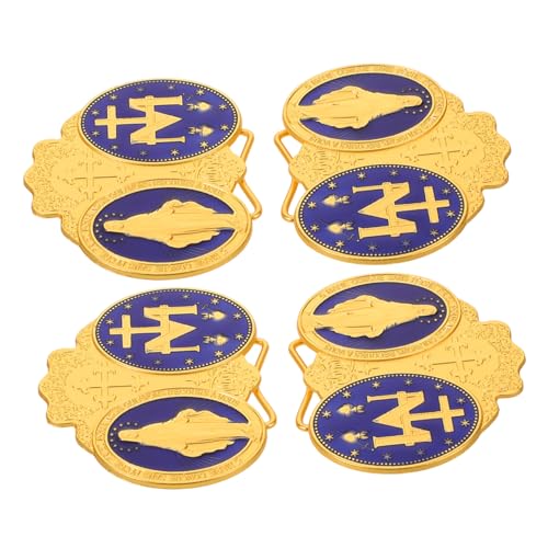 CIYODO 4 Stück Büro Schreibtisch Dekor Heimdekoration Kleine Schreibtisch Dekoration Abzeichen Ornament Bastelabzeichen Kleine Plakette Dekoratives Abzeichen Innen von CIYODO