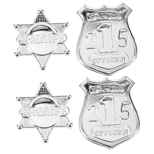 CIYODO 4 Stück Teiliges Brosche Dekorative Cosplay Requisite für Halloween Geburtstagsfeiern und Bühnenaufführungen Robust und Waschbar Einzigartiges Design für Erwachsene von CIYODO