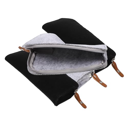 CIYODO 4 Stück Teiliges Filz etui mit Reißverschluss Strapazierfähige Multifunktionale Aufbewahrungstasche für Schüler Kompakte Stifttasche für Büro Schule Reisen Geeignet für Stifte von CIYODO