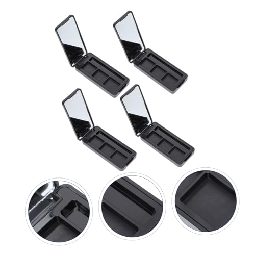 CIYODO 4 Stück Teiliges Rechteckige Leere Lidschattenbox mit Fächern Wiederverwendbare Make up Palette Kompakte Kosmetik aufbewahrung für Lidschatten Lippenstift und Robust und CIYODO 4 Stück Teiliges Rechteckige Leere Lidschattenbox mit Fächern Wiederverwendbare Make up Palette Kompakte Kosmetik aufbewahrung für Lidschatten Lippenstift und Robust und von CIYODO