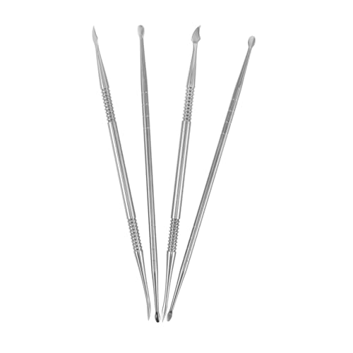 CIYODO 4 Stücke Carving Malerei Maniküre Metall Modellierung Skulptur Gel Stift Sculpting Zeichnung Und Punktierung DIY Polnischen Dual Projekte Kopf Nagel Kunst Für von CIYODO
