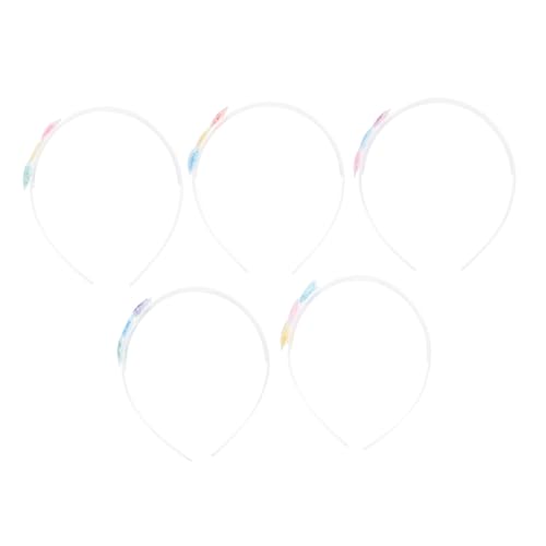 CIYODO 5stücke Junge Mädchen Herz Stirnband Herz Form Stirnband Dekoratives Haarbänd Junge Mädchen Mit Kinderliebendes Haarbänd von CIYODO