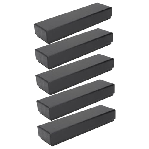 CIYODO 5 Stück Teiliges Papier Stifte Aufbewahrungsbox mit Schwamm Einsatz Multifunktionale Rechteckige Geschenkbox für Stifte Stilvolles Design Leicht zu Öffnen Schließen Praktische von CIYODO