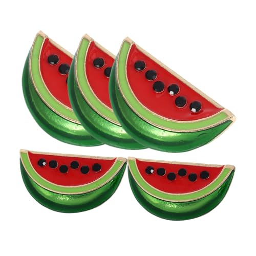 CIYODO 5stücke Wassermelonen-brosche Cartoon-brosche Strickjacken-clip Pullover-clip von CIYODO