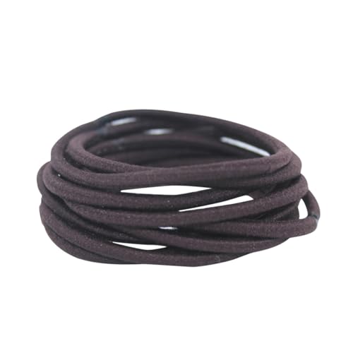 CIYODO 50 Stück Haargummis aus Nylon Elastische Haarschonende Ponytail Holder für Erwachsene Metallfrei für Pferdeschwanz Zöpfe Haartypen Geeignet von CIYODO