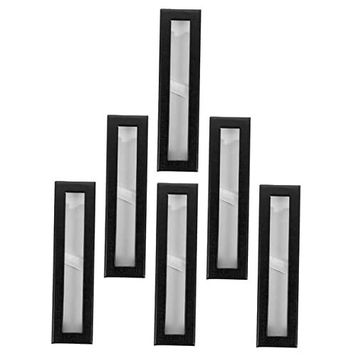 CIYODO 6 Stück Stiftboxen Klarsichtfenster Leere Kugelschreiber und Bleistift Aufbewahrungsboxen für Schreibwaren und Kleine Gegenstände CIYODO 6 Stück Stiftboxen Klarsichtfenster Leere Kugelschreiber und Bleistift Aufbewahrungsboxen für Schreibwaren und Kleine Gegenstände von CIYODO