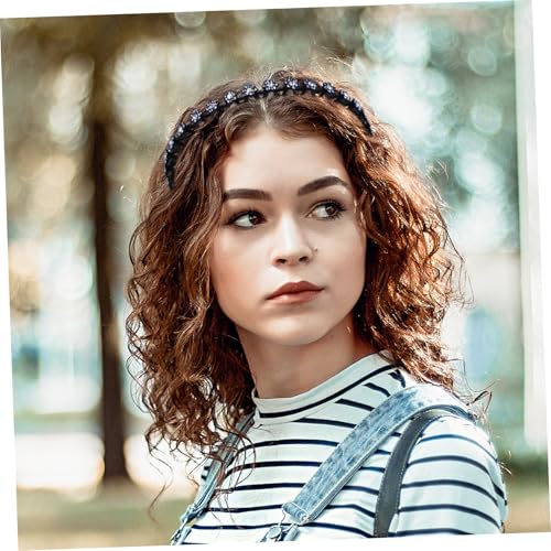 CIYODO 6 Stück Teiliges Damen Haarreif Modischen Strass blumen Leichte Formstabile Stirnbänder in Sechs Farben Elegantes Haarschmuck accessoire für Sport Alltag und Festliche Anlässe von CIYODO