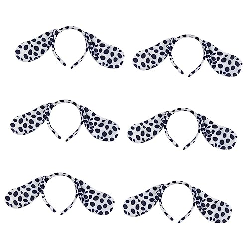 CIYODO 6 Stück Teiliges Haarreif mit Niedlichen Tierohren Weiches Plüschmaterial Langlebig und Tragbar für Kinderfest Kindergarten Aufführungen und Partydekoration von CIYODO