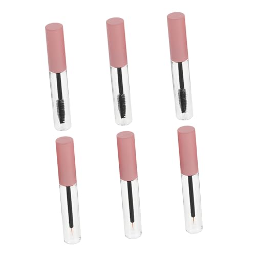 CIYODO 6 Stück Teiliges Leere Mascara Tuben Nachfüllbare Pet Behälter für Wimperntusche Eyeliner und Lippenstift DIY Kosmetik Fläschchen Transparent Praktisch von CIYODO