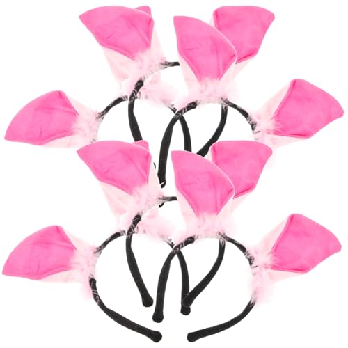 CIYODO 6 Stück Teiliges Tier Kostüm Haarreif Weicher Plüsch Elastisch Geeignet für Partyzubehör Cosplay Stirnbänder für Karneval und Kindergartenaufführungen von CIYODO