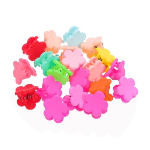 CIYODO 80 Stück Teiliges Mini Haarklammern für Dünnes Haar Bunte Kleine Haarspangen mit Blumenmotiv Robuste Haarklammern für Mädchen Vielseitiges Haarschmuck accessoire Zufällige Farbe von CIYODO