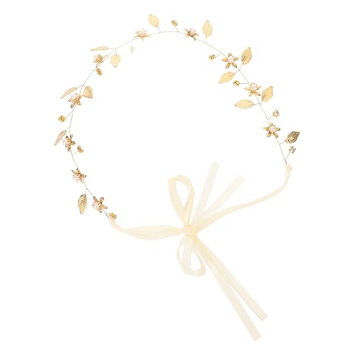 CIYODO Brautstirnband mit Perlen Leichter Haarschmuck für Frauen und Mädchen Eleganter Kopfschmuck für Hochzeit und Festliche Anlässe Einfach zu Tragen und Vielseitig Einsetzbar von CIYODO