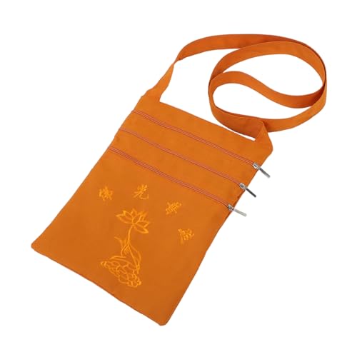 CIYODO Buddhist Monk Umhängetasche Multifunktionale Schultertasche Tragbare und Leichte Aufbewahrung für Gebetsutensilien und Alltagsgegenstände Strapazierfähiges Material CIYODO Buddhist Monk Umhängetasche Multifunktionale Schultertasche Tragbare und Leichte Aufbewahrung für Gebetsutensilien und Alltagsgegenstände Strapazierfähiges Material von CIYODO