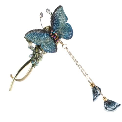 CIYODO Butterfly Haarklammer Metall mit Quaste Langlebig und Formbeständig Schont Haare Modisches Accessoire für Damen für Alltag Party Hochzeit und Hochsteckfrisuren CIYODO Butterfly Haarklammer Metall mit Quaste Langlebig und Formbeständig Schont Haare Modisches Accessoire für Damen für Alltag Party Hochzeit und Hochsteckfrisuren von CIYODO