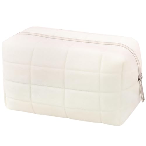 CIYODO Canvas Kosmetiktasche Großes Fassungsvermögen Leicht Tragbar Reise Make up Organizer Für Frauen Und Mädchen Alltag Toilettenartikel Tasche von CIYODO