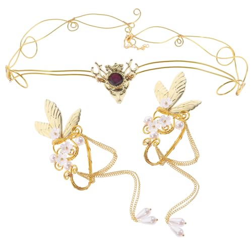 CIYODO Ear Damen Ohrklemmen Ohrschmuck mit Quaste Leichtes Nicht piercing Design Verstellbar für Hochzeit Geburtstag Festival Accessoire von CIYODO