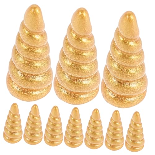 CIYODO 10stücke Glitzer-horn-dekorationen Für Diy-kopfbedeckungen Als -haarschmuck Und Festliches Haar-accessoire von CIYODO