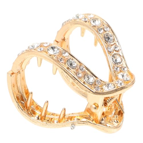CIYODO Elegante Haarklammer mit Wassersteinen Metall krallenclip für Ponytail und Hochsteckfrisuren Leichter Haarhalter für Damen und Mädchen Modisches Accessoire für Partys und Alltag von CIYODO