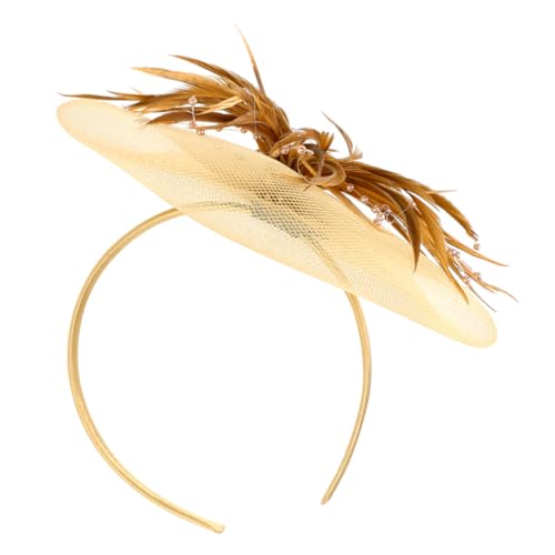 CIYODO Feder Headwear Elegante Haar Clips Federkopfschmuck Schleifenhaarspange Für Partys Tanzveranstaltungen Festivals Oder Konzerte von CIYODO