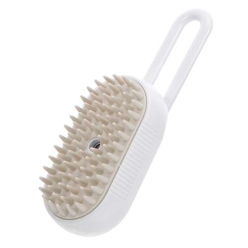 CIYODO Elektrische Katzenbürste Mit Dampffunktion Für Haustierfellpflege Rotierende Bürste Mit Sprühfunktion Für Katzen Und Hunde Einfache Ein-knopf-bedienung Für Sanfte Reinigung von CIYODO