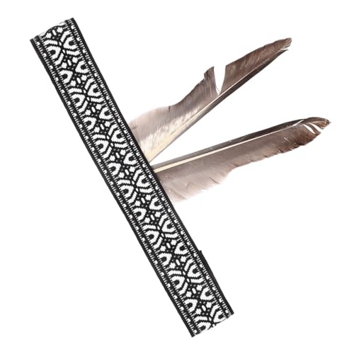 CIYODO Federstirnband Für Festivalleistung Einfacher Federkopfschmuck Boho Ethnic Style Stirnband Leichtes Und Komfortables Party Haarzubehör von CIYODO
