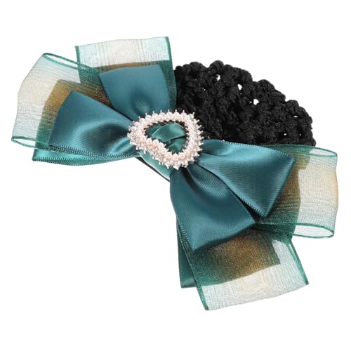 CIYODO Frauen Haarnetz mit Dutt Bowknot Haarklammer Netz Haarschmuck für Beruf Ballett Pflege Damen Zubehör von CIYODO