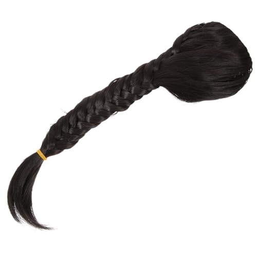CIYODO Geflochtener Pferdeschwanz Haarverlängerung Langes Synthetisches Haarteil Geflochtene Zopf extensions für Frauen und Mädchen Natürliches Aussehen für Party Cosplay von CIYODO