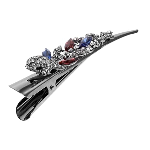 CIYODO Große Vintage Strass Haarklammer für Damen Eleganter Funkelnder Haarspangen clip Stabile Metall haaraccessoires Funkelndes Design für Hochzeit Party Geburtstag und Festliche von CIYODO