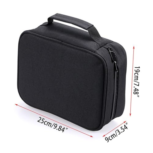 CIYODO Großes Marker Organizer Mäppchen mit Fächern Elastische Stifthalterung Schützend und Langlebig für Künstler und Schüler Schwarzer Zeichenstift Stiftetui von CIYODO