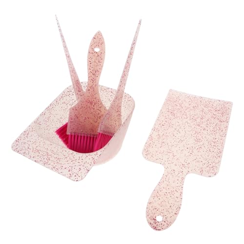 CIYODO Haarfärbe Transparent-mattem Mischschale Innovatives Strähnenbrett und Weichen Pinselborsten für Präzises Färben für Frauen und Stylisten Geeignet von CIYODO