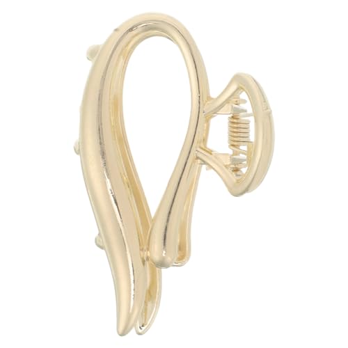 CIYODO Haarklammer Gold Minimalistisches Design Rutschfest für Feines und Dickes Haar Ponytail Hairpin Modischer Haarschmuck Damen Stilvoll und Leicht für Alltag und Besondere Anlässe von CIYODO