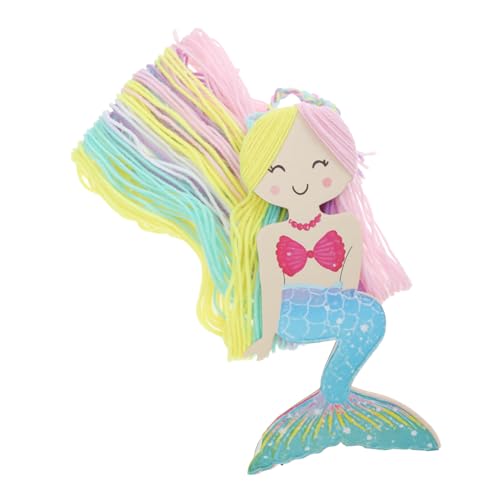 CIYODO Haarspangen Organizer Wandhalter mit Quasten Meerjungfrau Haarschmuck Aufbewahrung für Mädchen Leichter Wandbehang für Kinderzimmer Langlebig und Installieren Dekoratives von CIYODO