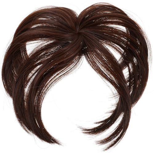 CIYODO Haartopper Clip Dünnes Haar Oberkopf Leichtes Chemiefaser Haarteil für Frauen Nahtlose Abdeckung Weißer Haare Modischer Wiglet in Hellbraun Einfach zu Befestigen Entfernen CIYODO Haartopper Clip Dünnes Haar Oberkopf Leichtes Chemiefaser Haarteil für Frauen Nahtlose Abdeckung Weißer Haare Modischer Wiglet in Hellbraun Einfach zu Befestigen Entfernen von CIYODO